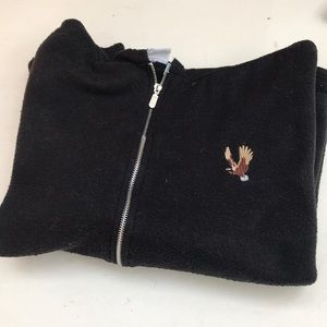 Men’s XXL Black “Inside Out” Hoodie with Embroidered Eagle